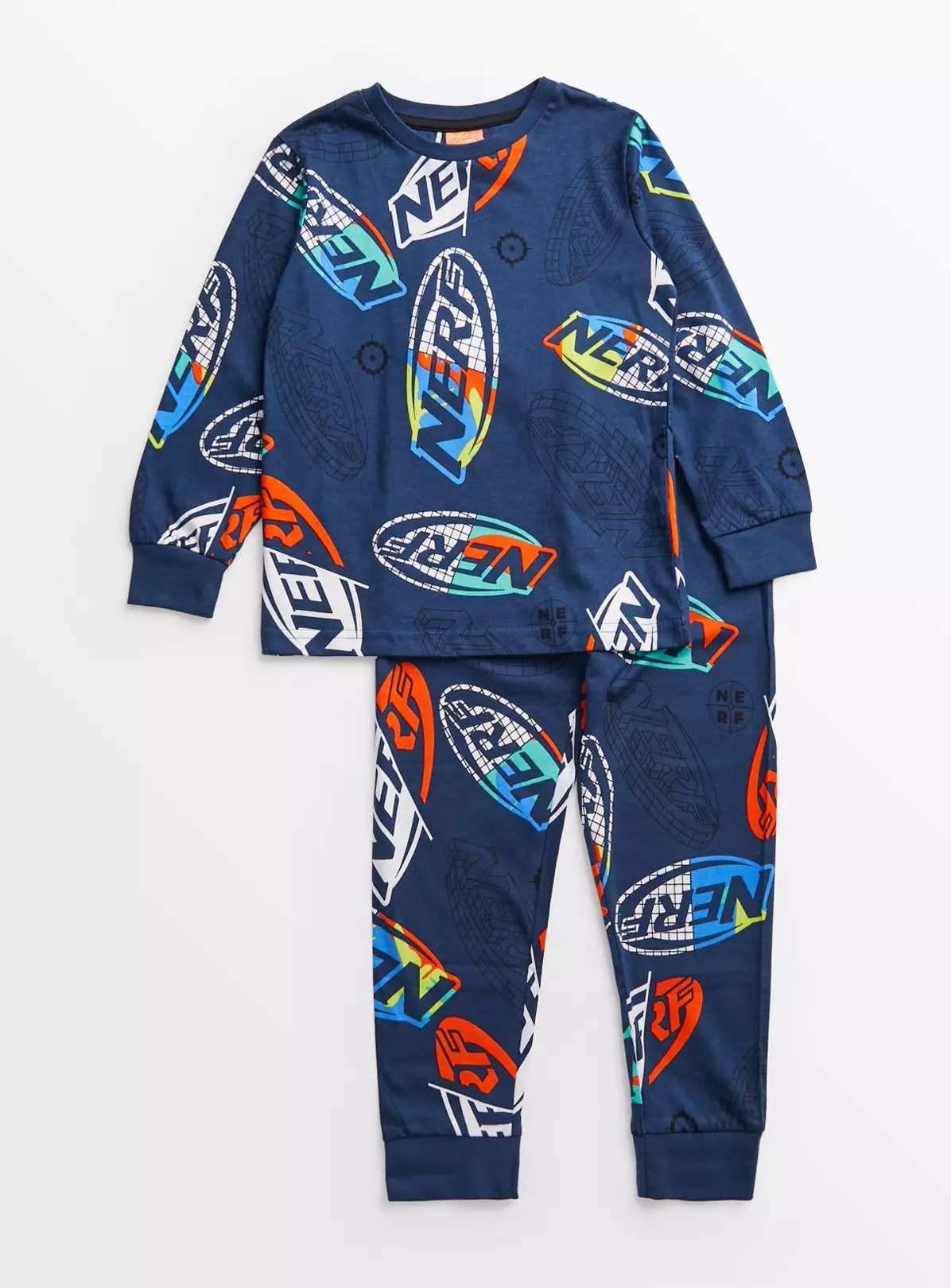 Nerf Navy Graphic Pyjamas 7-8 Years 3 Nerf Navy Graphic Pyjamas 7-8 Years