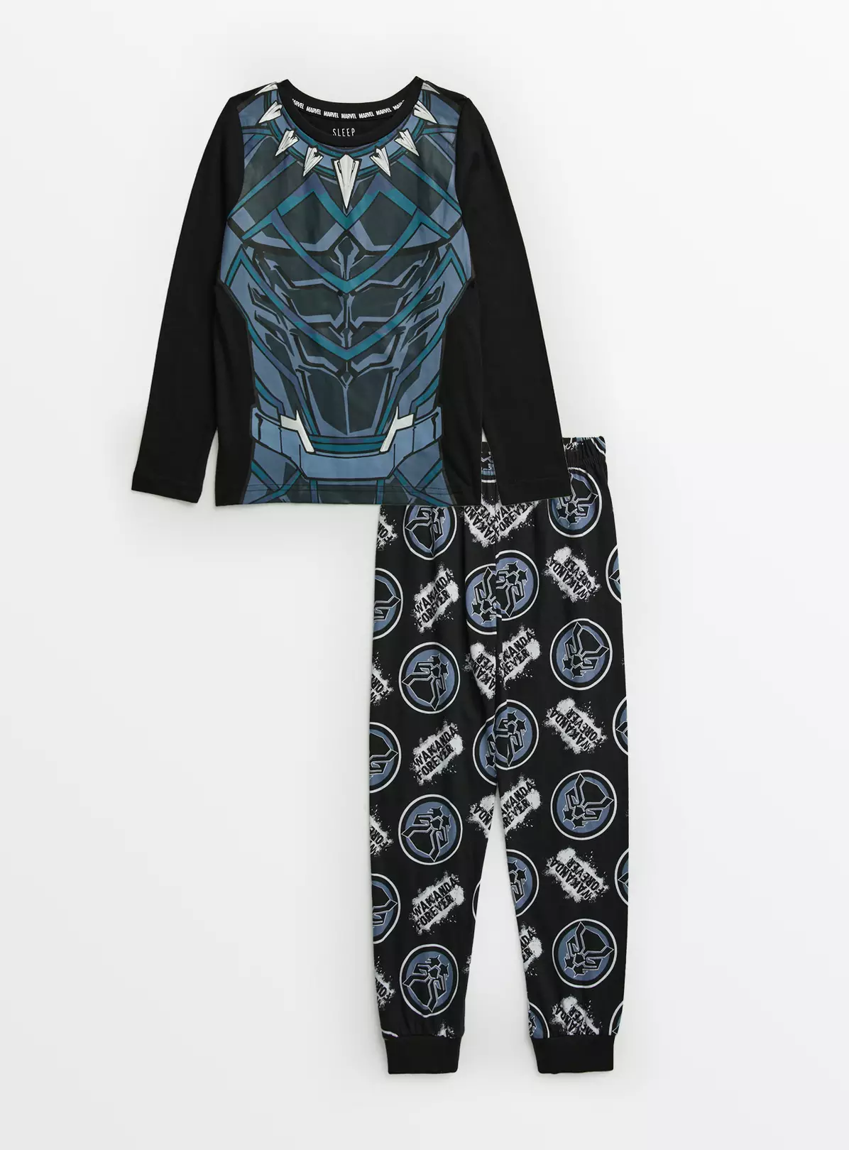 Marvel Black Panther Pyjamas 3-4 Years 4 Marvel Black Panther Pyjamas 3-4 Years - Image 2