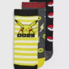 Pokemon Character Socks 3 Pack 6-8.5