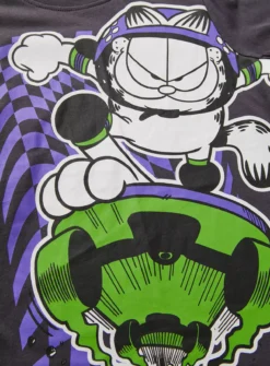 Garfield Grey Skateboard T-Shirt 6 Years