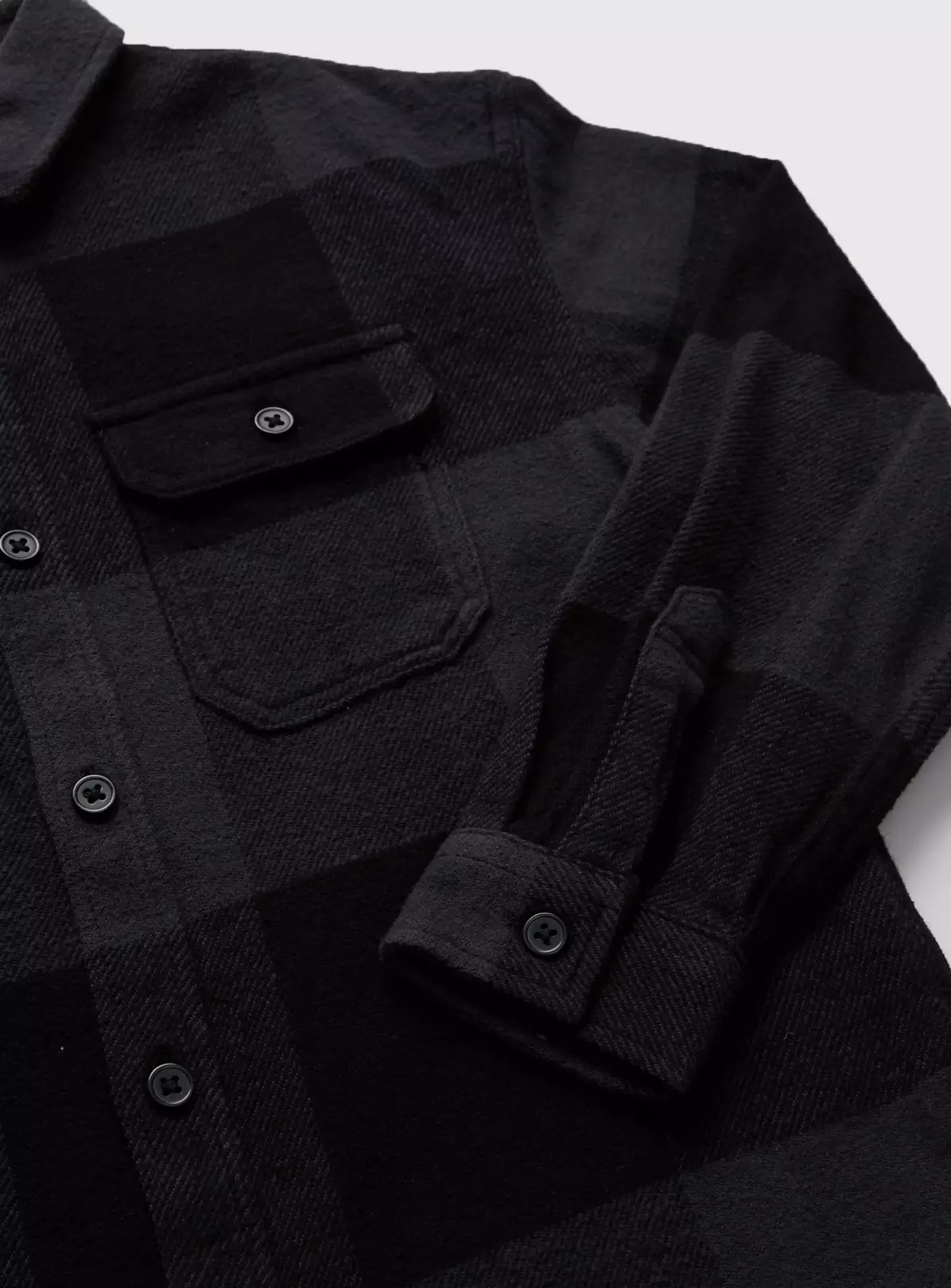 Black Check Shirt 6 Years 4 Black Check Shirt 6 Years - Image 2