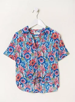FATFACE Tropical Print Shirt 3-4 Years -Hush Puppies Clothing Sale tuc143028158 Multi20Coloured R Z004A