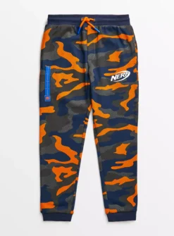 Nerf Navy Camo Print Joggers 13 Years -Hush Puppies Clothing Sale tuc143042283 Multi20Coloured R Z001A