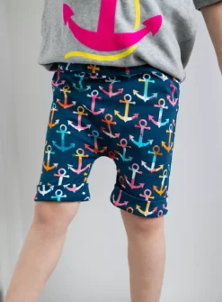 FRED & NOAH Multi Coloured Anchor Shorts 1-2 Years