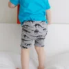 FRED & NOAH Grey Skeleton Dino Shorts - 1-2 Years -Hush Puppies Clothing Sale tuc143049979 Grey R Z001A