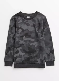 Black Camo Sweatshirt 3 Years -Hush Puppies Clothing Sale tuc143052211 Black R Z001A