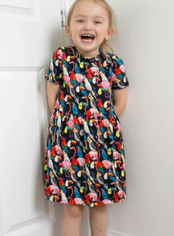 FRED & NOAH Birds Dress 1-2 Years -Hush Puppies Clothing Sale tuc143053345 Multi20Coloured R Z001A