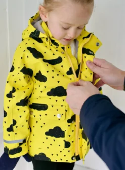 FRED & NOAH Yellow Cloud Raincoat 4-5 Years -Hush Puppies Clothing Sale tuc143090533 Yellow R Z002A 1