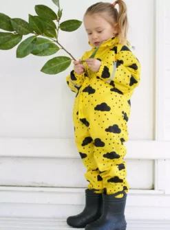 FRED & NOAH Yellow Cloud Puddlesuit 1-2 Years -Hush Puppies Clothing Sale tuc143095351 Yellow R Z001A