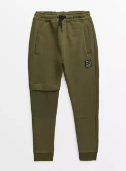 Khaki Panel Coord Joggers 13 Years