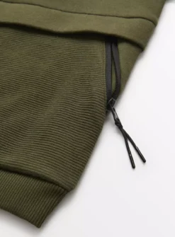 Khaki Funnel Neck Coord Sweatshirt 9 Years