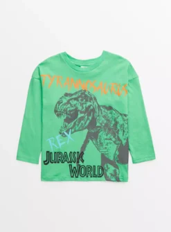 Jurassic World Green Long Sleeve T-Shirt 4 Years