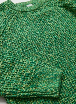 Green Fishermans Crew Neck Jumper 7 Years