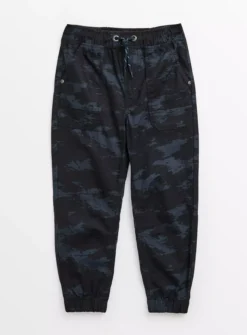 Blue Camo Print Cargo Trousers 6 Years