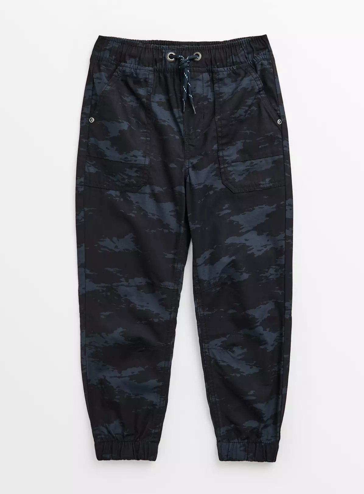 Blue Camo Print Cargo Trousers 9 Years 3 Blue Camo Print Cargo Trousers 9 Years