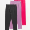 Pink Plain Leggings 3 Pack3 Years -Hush Puppies Clothing Sale tuc143221169 Multi20Coloured R Z001A 4