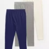 Navy, Grey & Cream Leggings 3 Pack 10 Years -Hush Puppies Clothing Sale tuc143221337 Multi20Coloured R Z001A 4