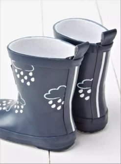 GRASS & AIR Kids Navy Colour Revealing Wellies 5 Infant -Hush Puppies Clothing Sale tuc143228926 Navy R Z002A