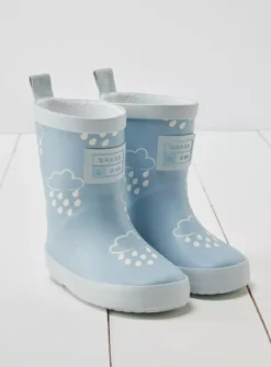 GRASS & AIR Little Kids Baby Blue Colour Revealing Wellies 6 Infant -Hush Puppies Clothing Sale tuc143229769 Blue R Z001A