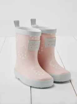 GRASS & AIR Little Kids Baby Pink Colour Revealing Wellies 6 Infant -Hush Puppies Clothing Sale tuc143230330 Pink R Z001A