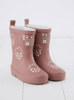 GRASS & AIR Rose Colour Changing Kids Winter Wellies 7 Infant -Hush Puppies Clothing Sale tuc143230823 Pink R Z001A