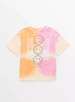 SmileyWorld Pink Tie Dye Graphic T-Shirt 14 Years 5 SmileyWorld Pink Tie Dye Graphic T-Shirt 14 Years -Hush Puppies Clothing Sale tuc143238606 Multi20Coloured R Z001A 3