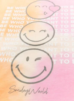 SmileyWorld Pink Tie Dye Graphic T-Shirt 7 Years