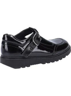 HUSH PUPPIES Kerry Junior Patent School Shoe 12 Infant -Hush Puppies Clothing Sale tuc143249719 Black R Z002A