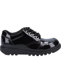 HUSH PUPPIES Kiera Senior Patent School Shoe 3 -Hush Puppies Clothing Sale tuc143251704 Black R Z004A