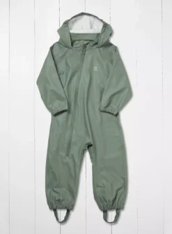 GRASS & AIR Little Kids Khaki Green Puddlesuit 3-4 Years -Hush Puppies Clothing Sale tuc143252256 Khaki R Z001A