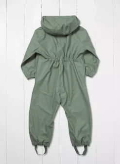 GRASS & AIR Little Kids Khaki Green Puddlesuit 3-4 Years