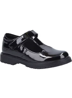 HUSH PUPPIES Gracie Senior Patent School Shoe 7 -Hush Puppies Clothing Sale tuc143257145 Black R Z001A