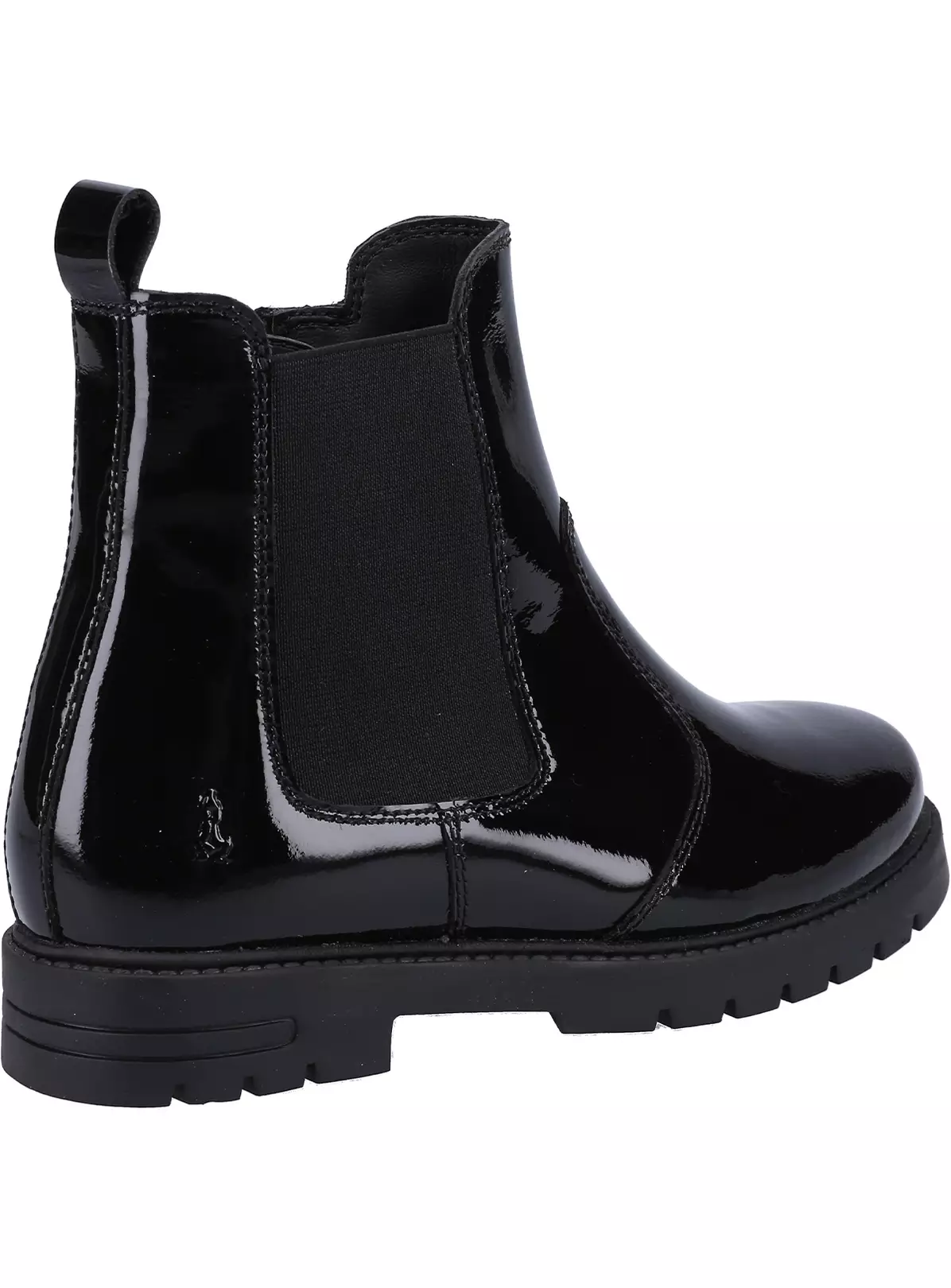 HUSH PUPPIES Laura Patent Jnr Leather Chelsea Boots 13 Infant 6 HUSH PUPPIES Laura Patent Jnr Leather Chelsea Boots 13 Infant - Image 4