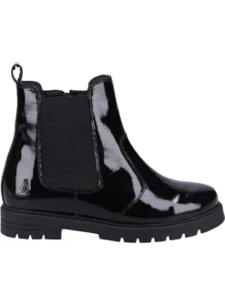 HUSH PUPPIES Laura Patent Jnr Leather Chelsea Boots 13 Infant 8 HUSH PUPPIES Laura Patent Jnr Leather Chelsea Boots 13 Infant -Hush Puppies Clothing Sale tuc143263764 Black R Z004A
