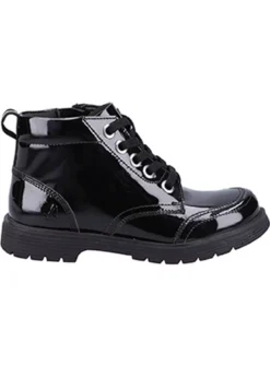 HUSH PUPPIES Jolie Patent Jnr Leather Chelsea Boots 11 Infant -Hush Puppies Clothing Sale tuc143263916 Black R Z004A