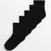 Plain Black Socks 5 Pack6-8.5 -Hush Puppies Clothing Sale tuc143271297 Black R Z001A