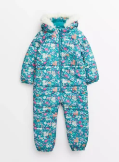 Blue Floral Pram Suit 1-1.5 Years -Hush Puppies Clothing Sale tuc143280281 Multi20Coloured R Z001A