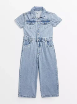 Blue Denim Boiler Suit 4 Years