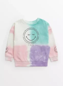 SmileyWorld Tie Dye Character Sweatshirt 10 Years -Hush Puppies Clothing Sale tuc143308951 Multi20Coloured R Z001A