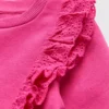 Pink Frill Sweatshirt Dress 1-1.5 Years -Hush Puppies Clothing Sale tuc143313995 Pink R Z002A
