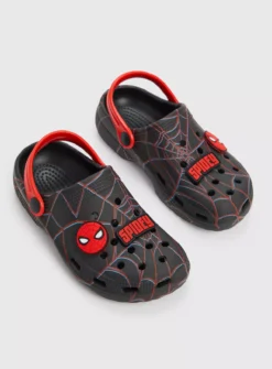 Marvel Spider-Man Black Clogs 6-7 Infant -Hush Puppies Clothing Sale tuc143337567 Black R Z002A