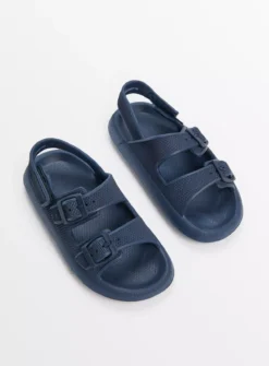 Navy Double Strap Pool Sandals 5 Infant 7 Navy Double Strap Pool Sandals 5 Infant -Hush Puppies Clothing Sale tuc143338130 Navy R Z002A