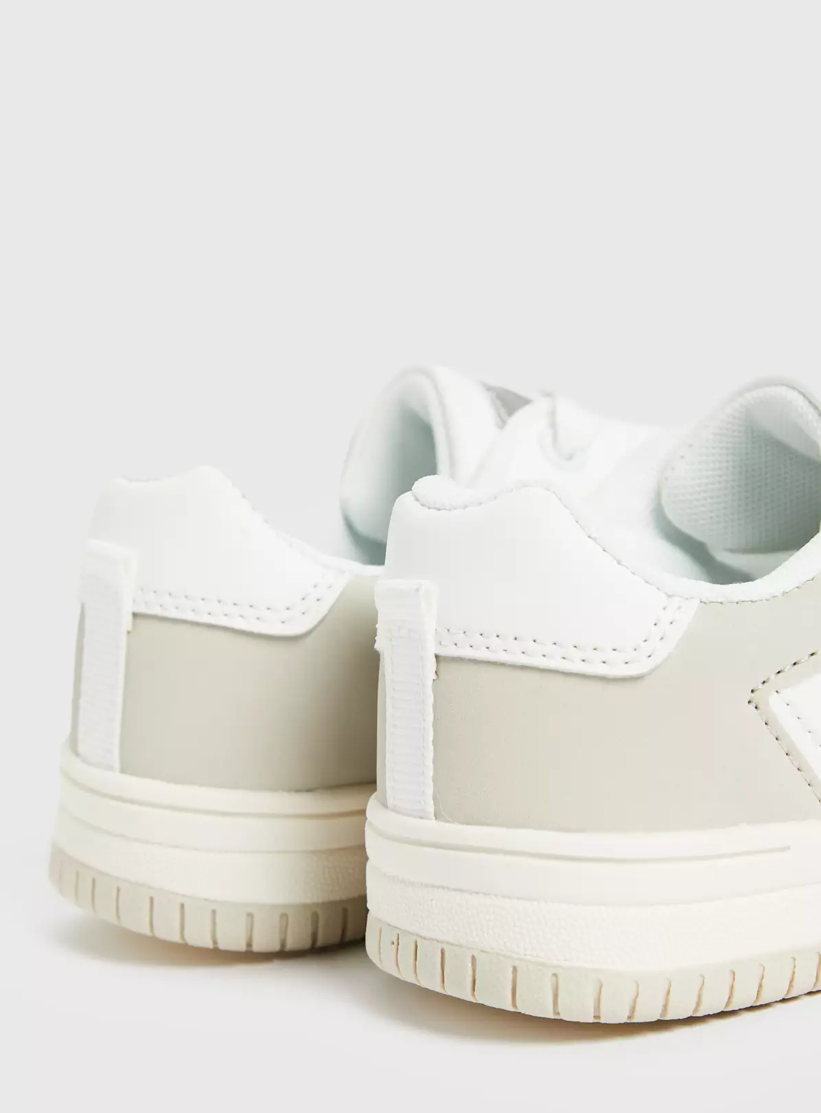 White Retro Lace Up Trainers 1 6 White Retro Lace Up Trainers 1 - Image 4