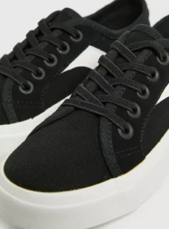 Black Canvas Trainers 8 Infant -Hush Puppies Clothing Sale tuc143352417 Black R Z005A