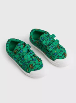 Green Digger Print Twin Strap Canvas Trainers 5 Infant 7 Green Digger Print Twin Strap Canvas Trainers 5 Infant -Hush Puppies Clothing Sale tuc143352708 Green R Z002A