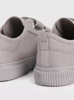 Grey Canvas Trainers 9 Infant -Hush Puppies Clothing Sale tuc143352783 Grey R Z004A