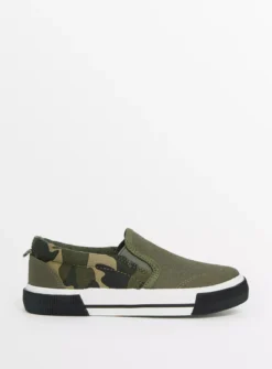 Khaki Camo Skater Trainers 11 Infant -Hush Puppies Clothing Sale tuc143353241 Green R Z001A