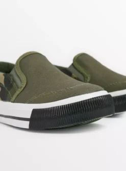 Khaki Camo Skater Trainers 11 Infant -Hush Puppies Clothing Sale tuc143353241 Green R Z003A