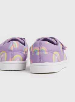 Lilac Rainbow Twin Strap Canvas Trainers 8 Infant -Hush Puppies Clothing Sale tuc143354308 Multi20Coloured R Z004A