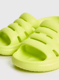 Lime Green Comfort Sliders8-9 Infant -Hush Puppies Clothing Sale tuc143354631 Green R Z003A